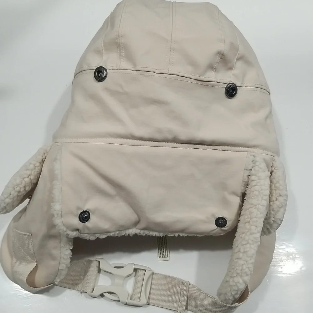 Free People Cream Shearling Hat - Picture 3 of 7